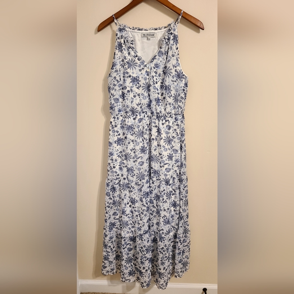Wallflower Vintage Blue Floral Dress